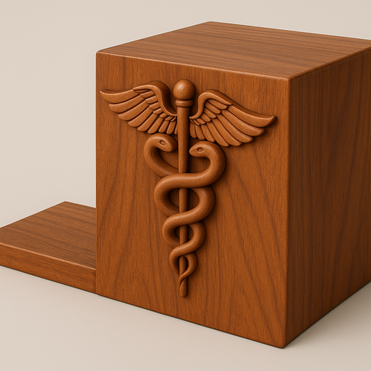 Bookend Pair  -  Teak wood